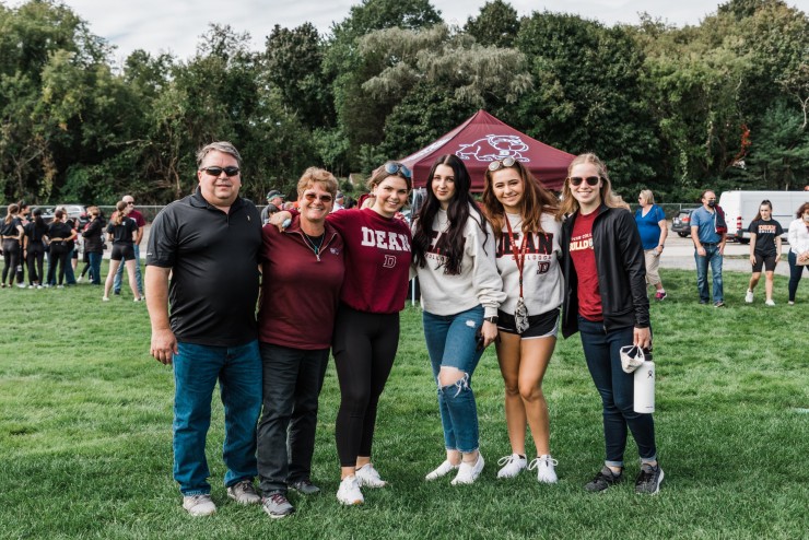 Dean College family at Homecoming 