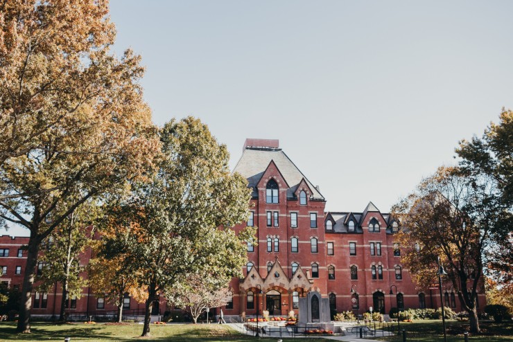 Dean Hall in Spring