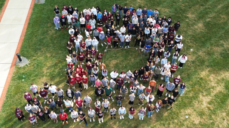 Class of 2029 aerial photo