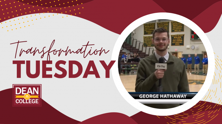 Transformation Tuesday graphic with photo of George H.