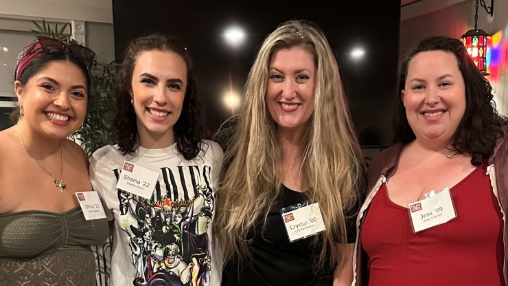 alumni gathered at event